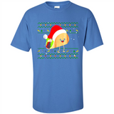 TACO Santa Hat Ugly Christmas shirt Ladies' Boyfriend