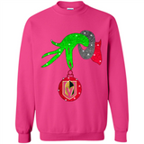 GRINCH HAND HOLDING GOLDEN KNIGHTS GLITTER CHRISTMAS PINGPONG