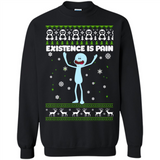 Mr Meeseeks Xistence Is Pain Ugly Christmas - Sweatshirt