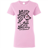 Soft kitty warm kitty little ball of fur - Ladies Short-Sleeve