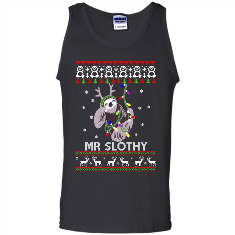Mr Slothy Christma - Tank Top