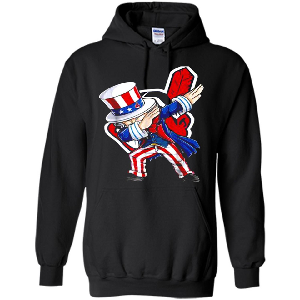 MLB CLEVELAND INDIANS UNCLE SAM DABBING INDEPENDENCE DAY
