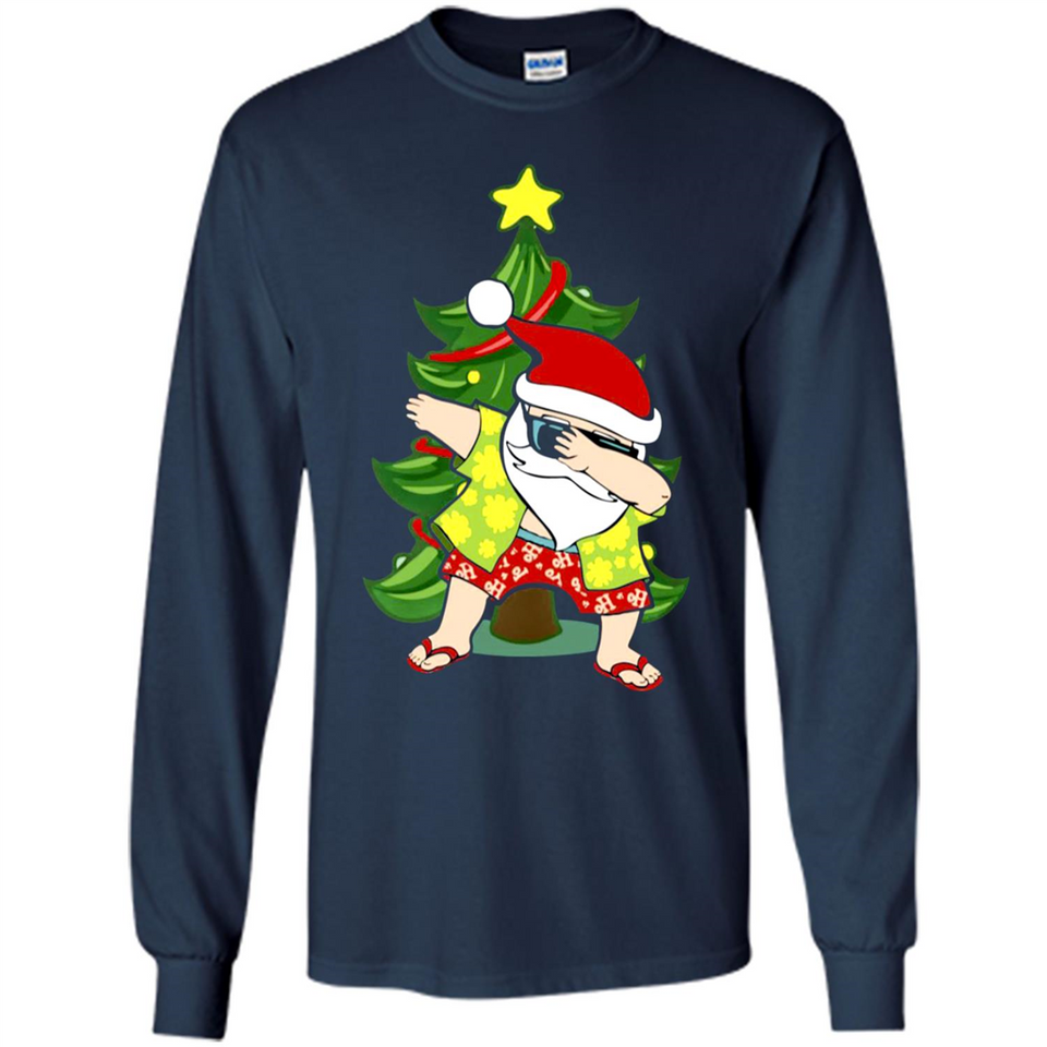 Dabbing Santa Christmas In July - Long Sleeve T-Shirt
