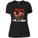 Metallica christmas sweatshirt hoodie long PINGPONG - Ladies' Boyfriend T-Shirt
