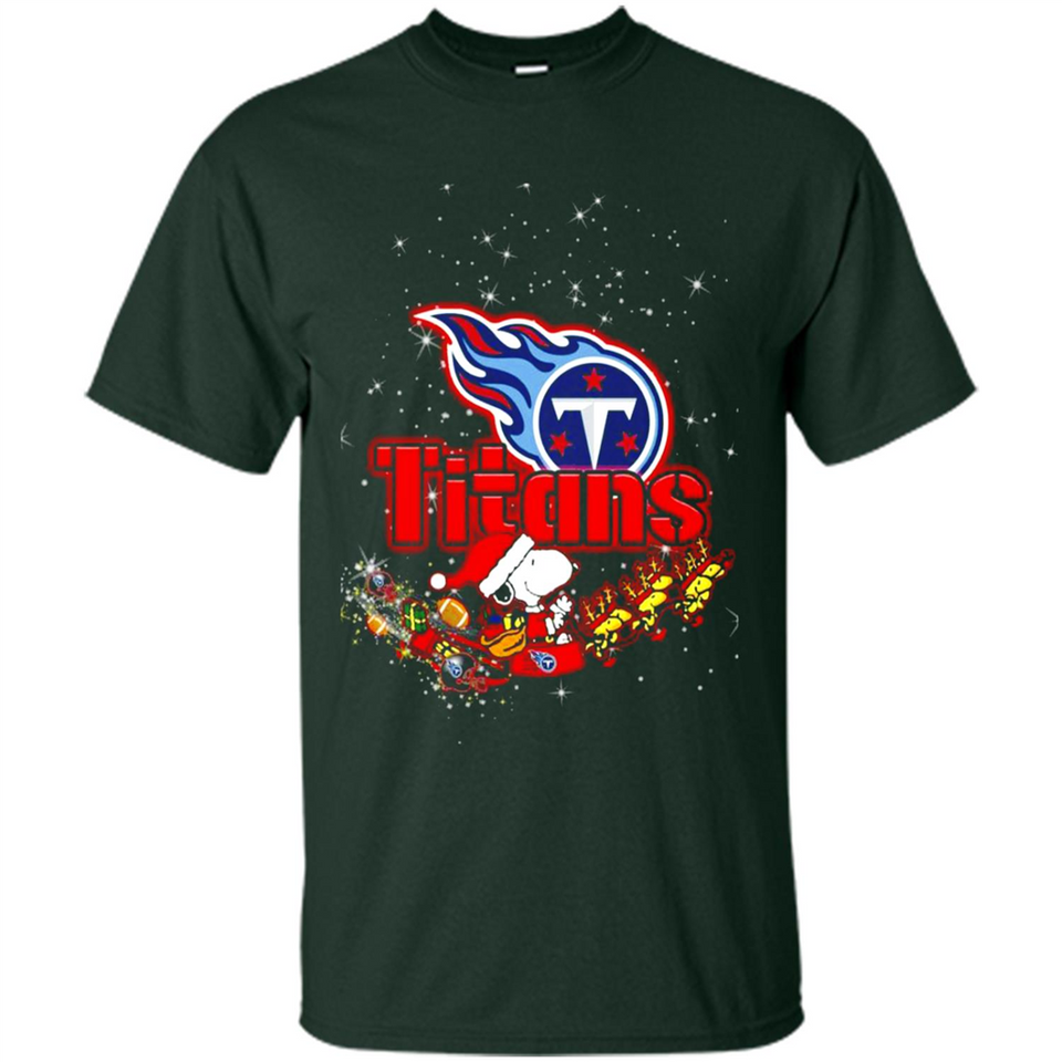 Snoopy Christmas Tennessee Titans - Shirt