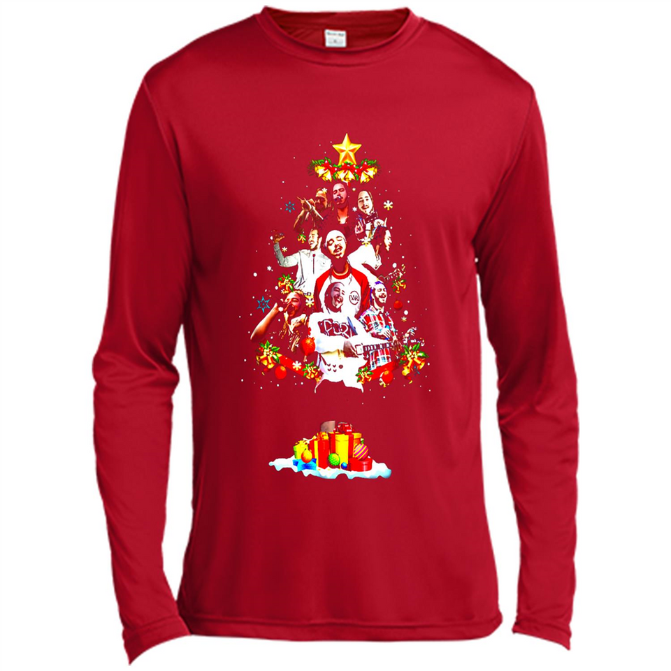 Christmas Post Noel Malone Tree shirt Gift For Christmas - Canvas Long Sleeve T-Shirt