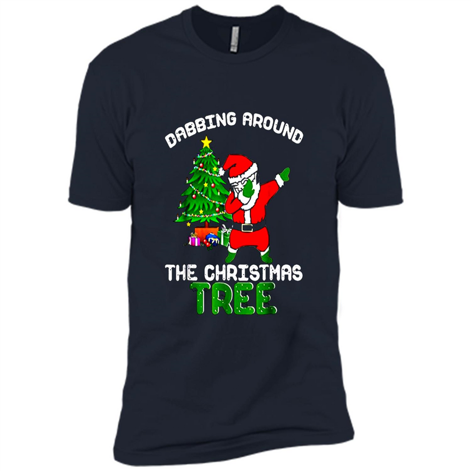 Christmas Dabbing Santa - Premium Short Sleeve T-Shirt