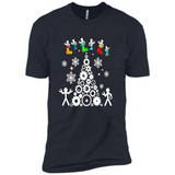 Funny Mechanics Ugly Christmas 2018 - Premium Short Sleeve T-Shirt