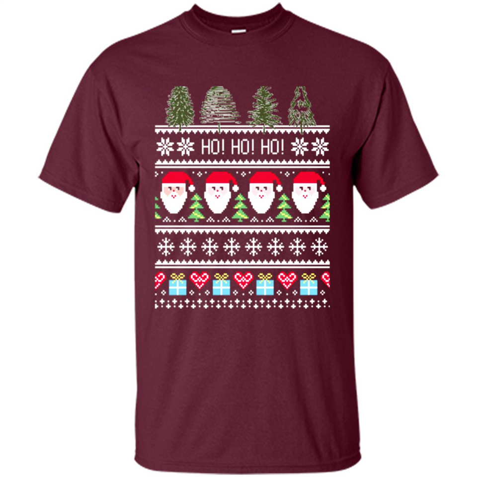 Ugly Merry Christmas Tree Santa Snowflakes
