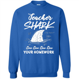 Teacher Shark Doo Doo Doo Your Homework Shirt Ladies' Boyfriend