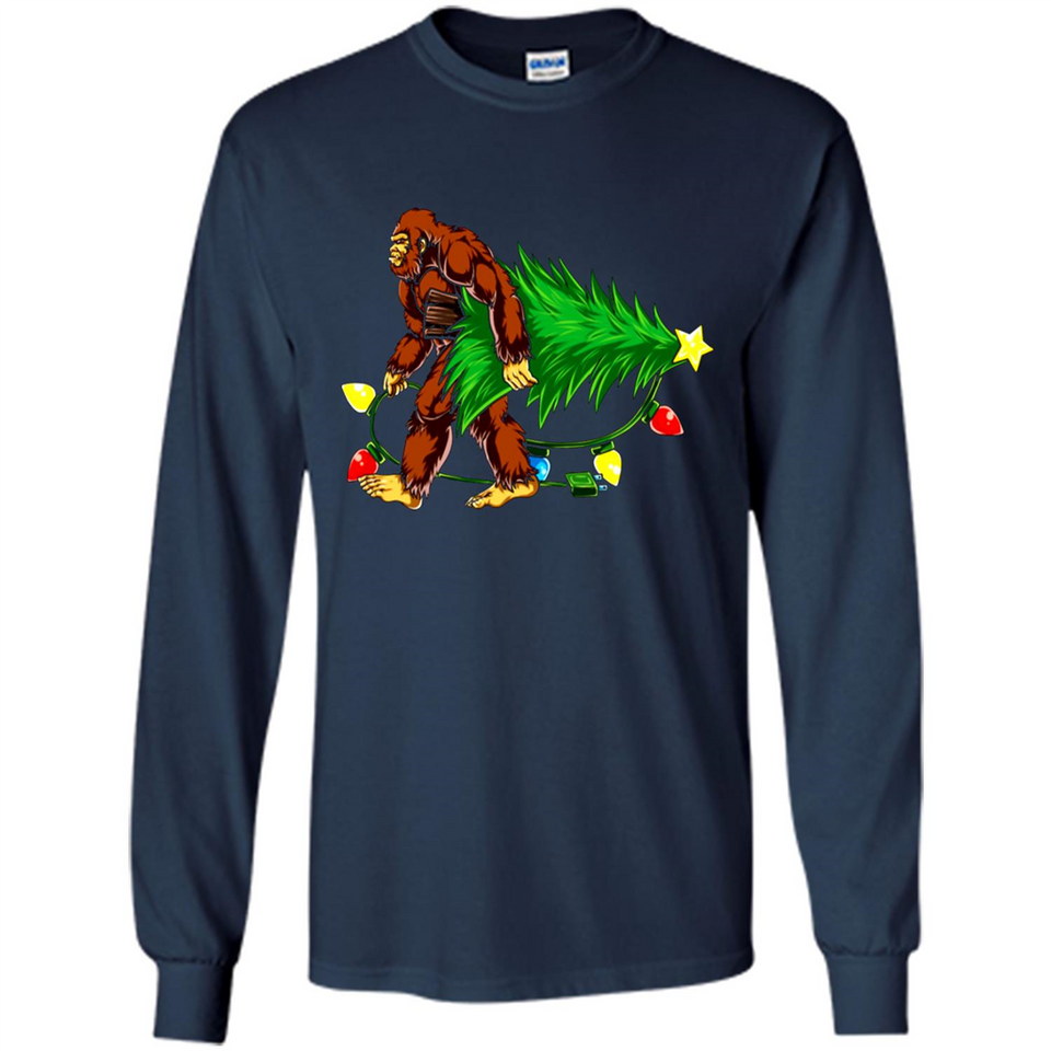 Hugging Christmas Tree Bigfoot PING PONG