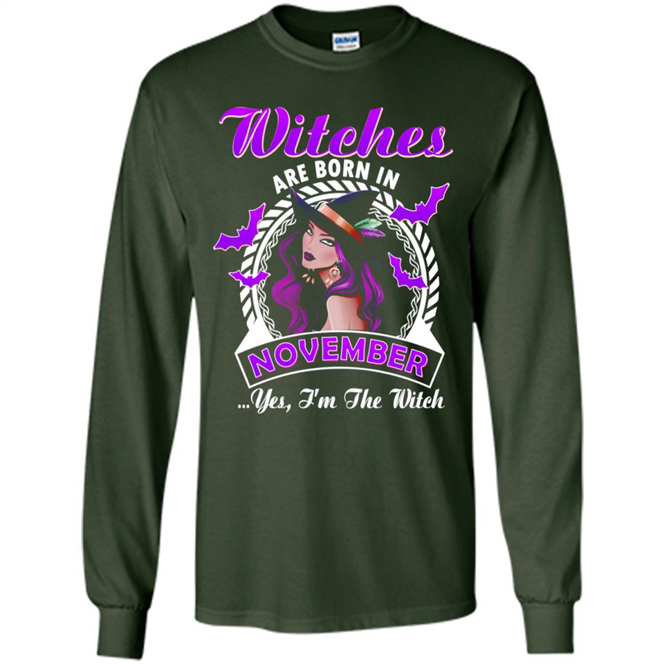 Witches Are Born In November Halloween