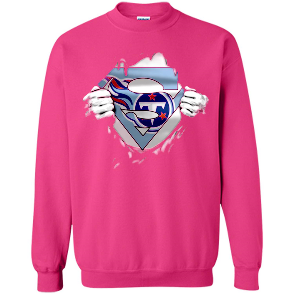 Tennessee Titans And Superman Fans - Sweatshirt