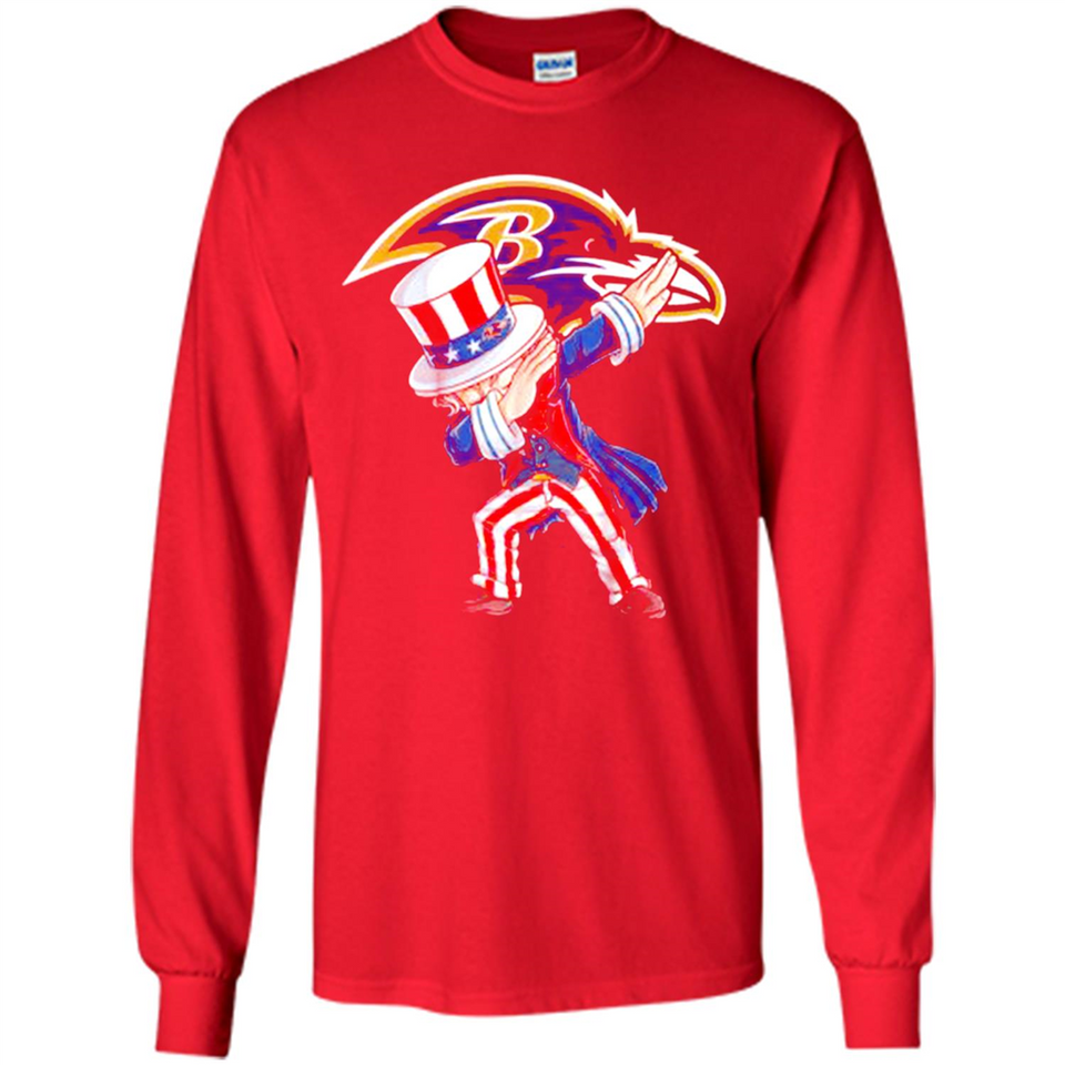NFL BALTIMORE RAVENS UNCLE SAM DABBING INDEPENDENCE DAY