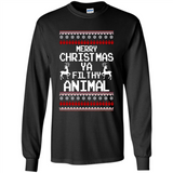 Merry Christmas ya filthy animal ulgy sweater PINGPONG