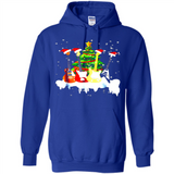 Santa Hat Electric Guitar Classical Guitar Christmas shirt Ladies' Boyfriend