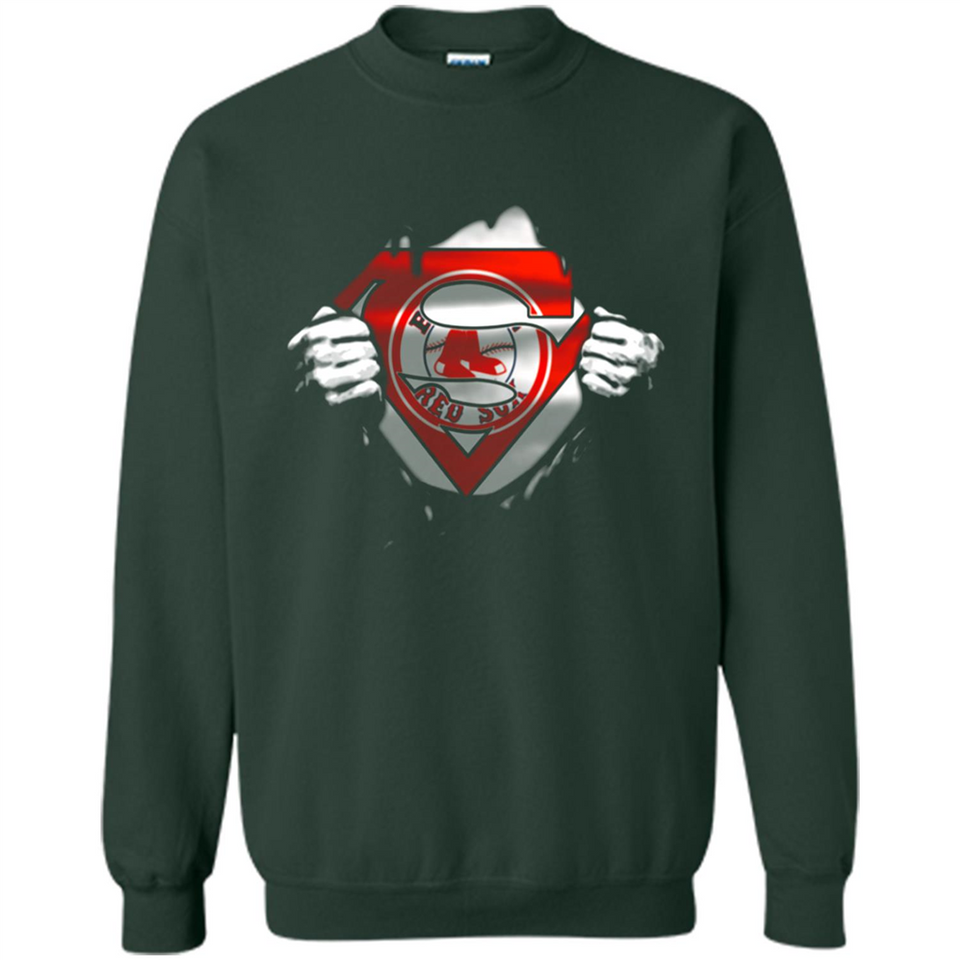 Boston Red Sox And Superman Fans - Sweatshirt