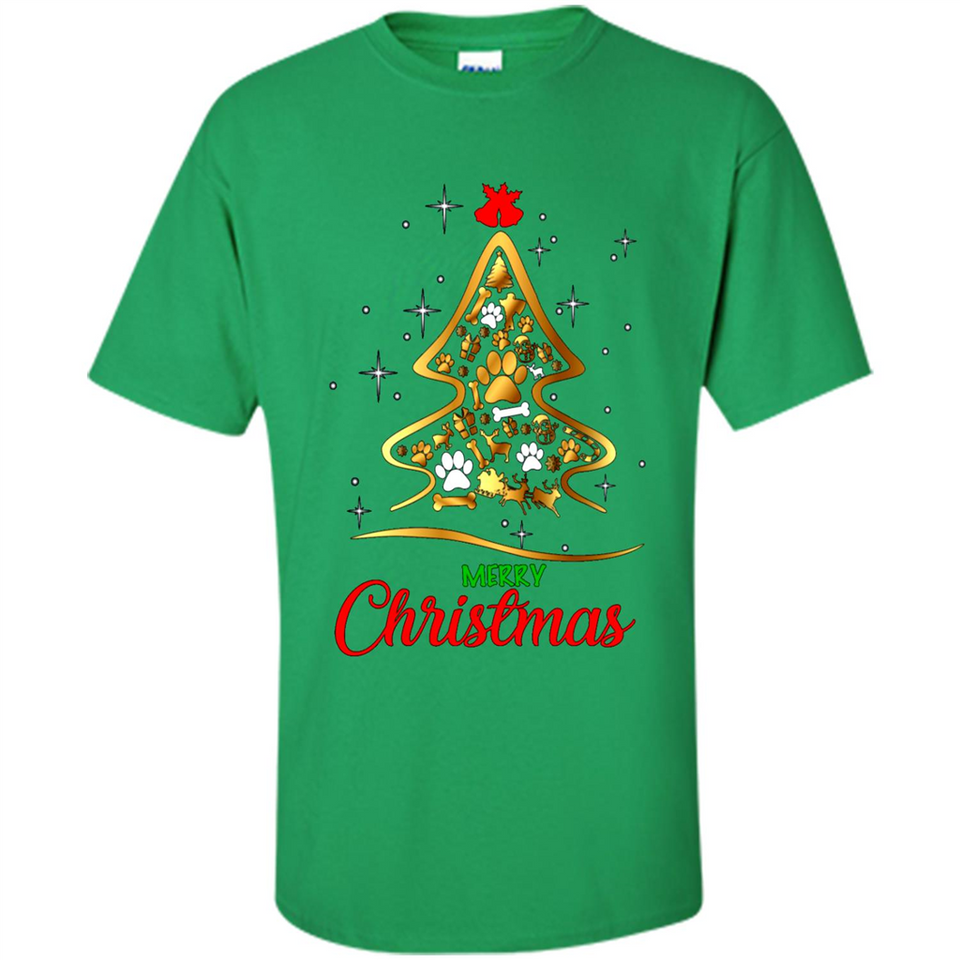 Merry Christmas Dogs Christmas Tree PING PONG