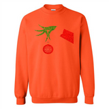 Funny Grinch Hand holding Firefighter ornament Christmas Sporty T-Shirt - Sweatshirt