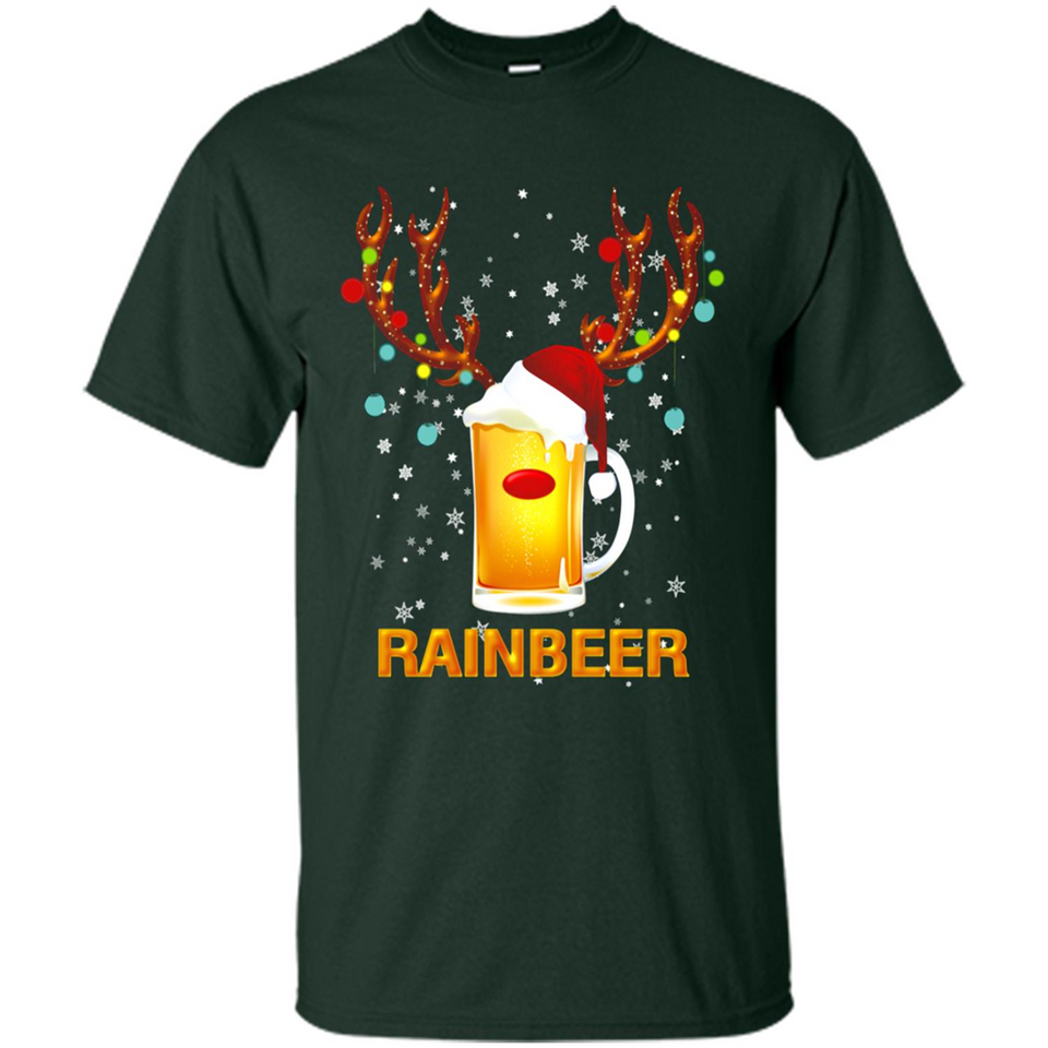 Rainbeer Funny Reindeer Beer Lover