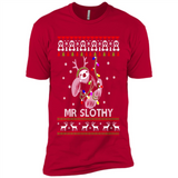 Mr Slothy Christma - Premium Short Sleeve T-Shirt