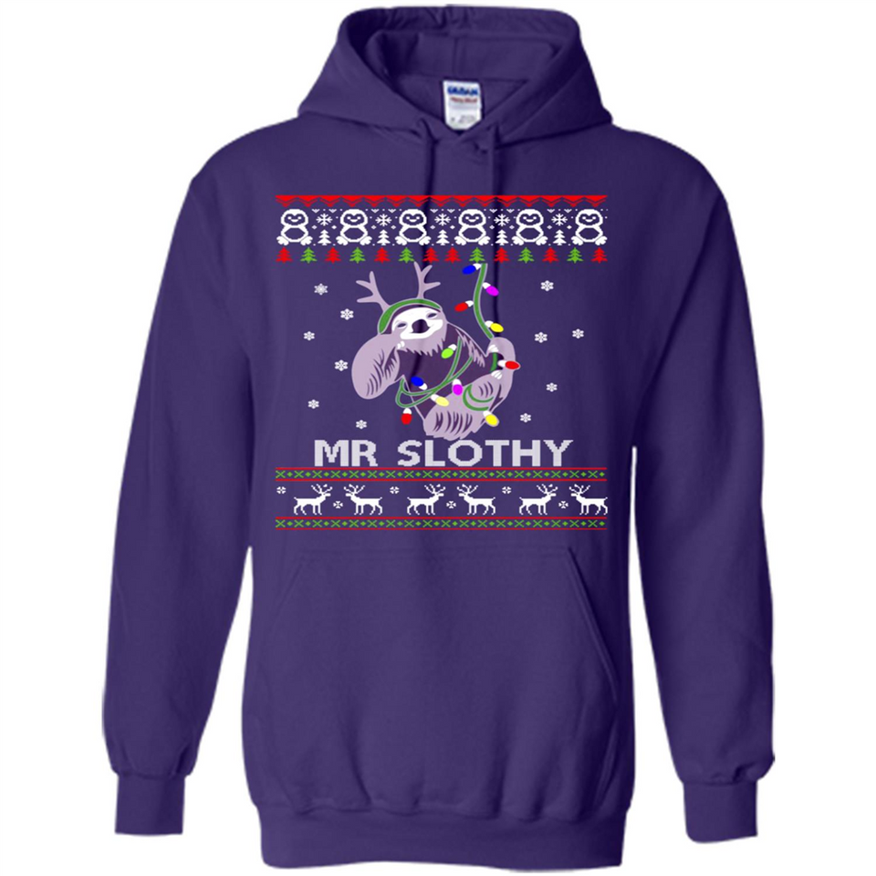 Mr Slothy Christma - Hoodie