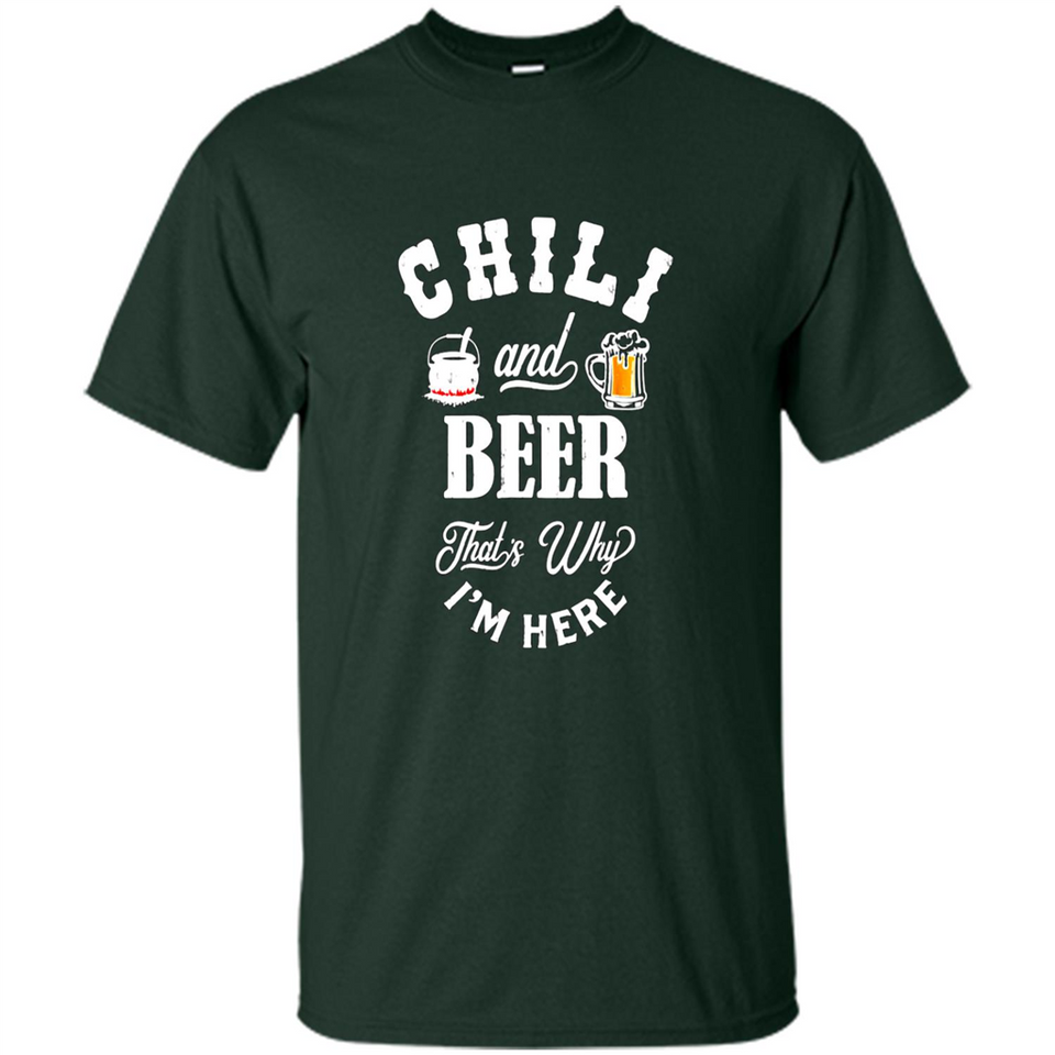 Chili Cookoff Funny T-shirt Chili And Beer - Shirt
