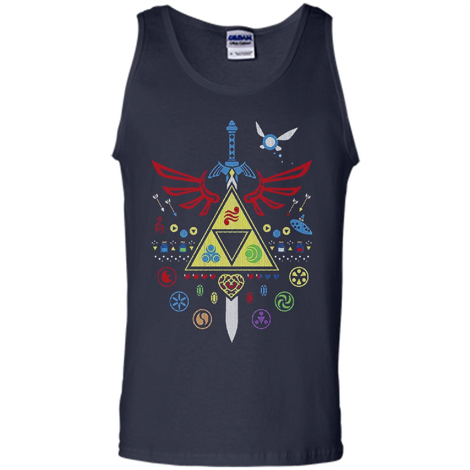 Song of Christmas Time the Legend of Zelda Ugly Sweater Perfect Christmas - Tank Top