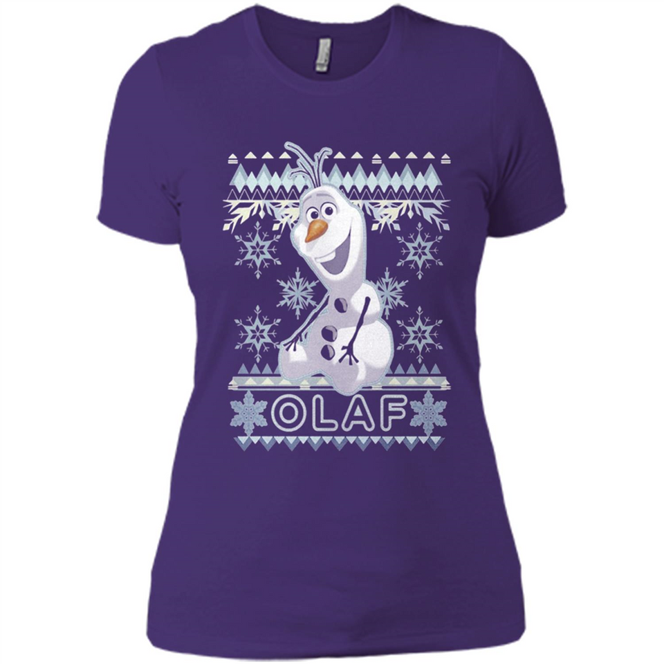 Olaf frozen ugly christmas sweater - Ladies' Boyfriend T-Shirt