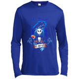 Carolina Panthers Halloween The Nightmare Before Christmas - Canvas Long Sleeve T-Shirt