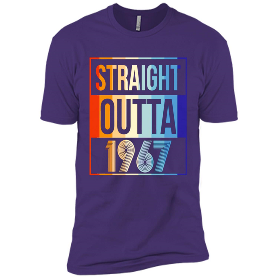 Retro Straight Outta 1967 51 Years Old - Premium Short Sleeve T-Shirt