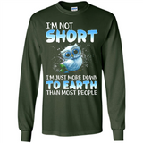 The owl I'm not short I just more down to Earth than most people - Long Sleeve T-Shirt