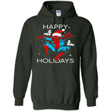 Marvel Spider Man Happy Holidays Santa Christmas Mug PINGPONG - Hoodie