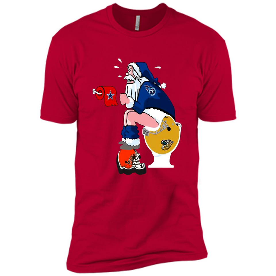 Tennessee Titans Santa Claus Toilet