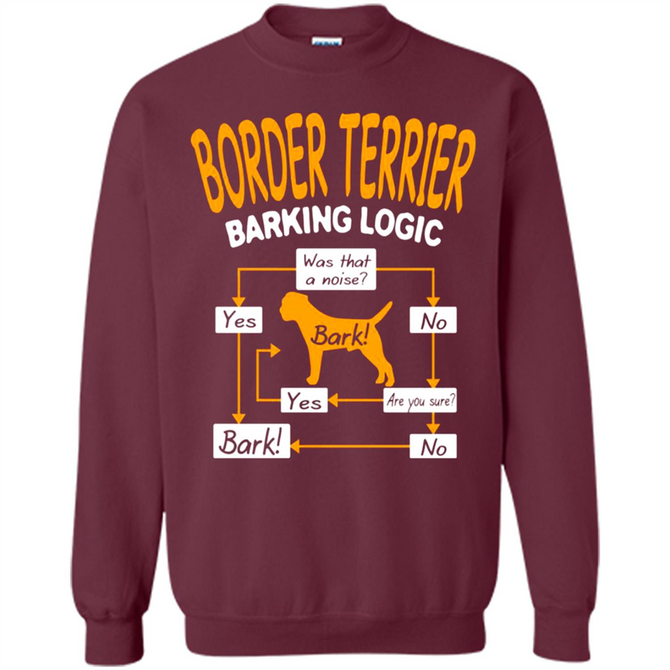 Border Terrier Barking Logic - Sweatshirt