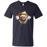 Denver Broncos And Superman Fans - Men's V-Neck