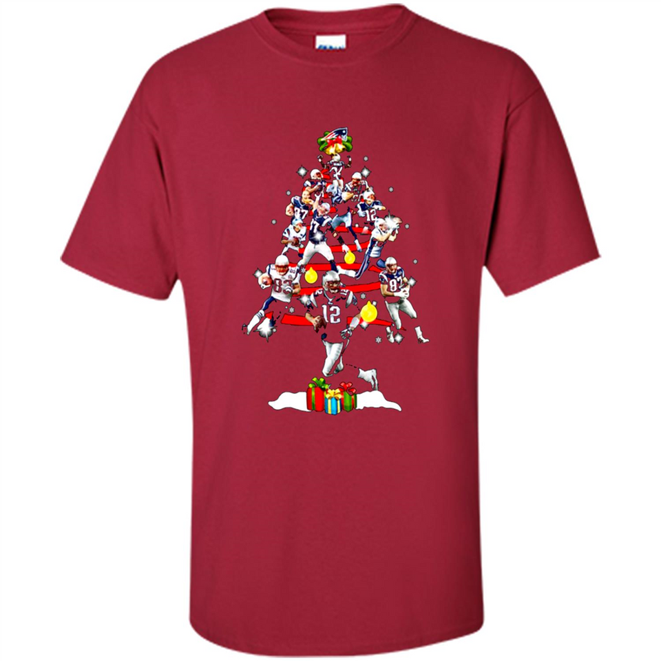 NEW ENGLAND PATRIOTS PLAYERS CHRISTMAS TREE PINGPONG