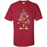 NEW ENGLAND PATRIOTS PLAYERS CHRISTMAS TREE PINGPONG