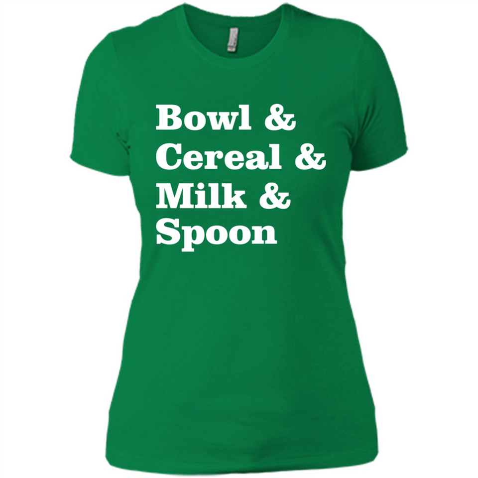 Tasty Cereal Recipe Bowl Milk Spoon