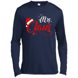 Mrs. Claus Santa Claus Merry Xmas T-Shirt - Canvas Long Sleeve T-Shirt