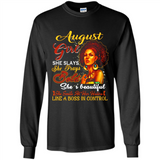 August Girl She Slays She Prays Beautiful Birthday PINGPONG