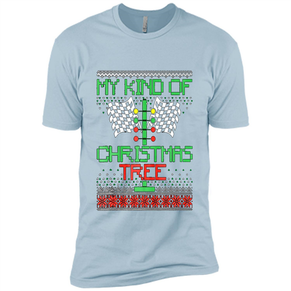 Funny Drag Racing Ugly Christmas Holiday Tree PING PONG