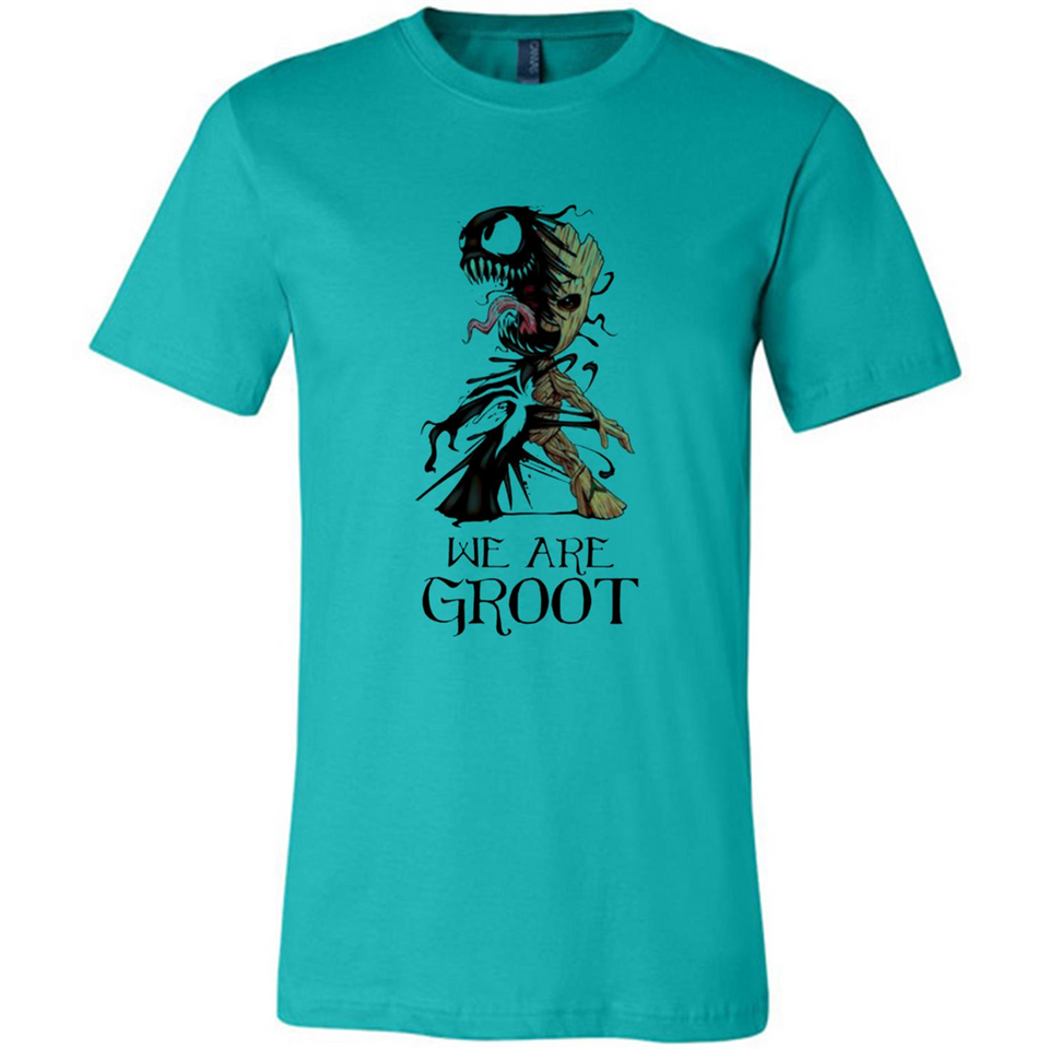 We Are Groot Venom MERCHCUTE - Canvas Unisex T-Shirt