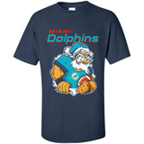 Grumpy Santa Claus Miami Dolphins Football Team PINGPONG