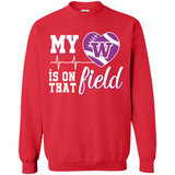 Washington Huskies Football My Heart is on that Field - Sweatshirt