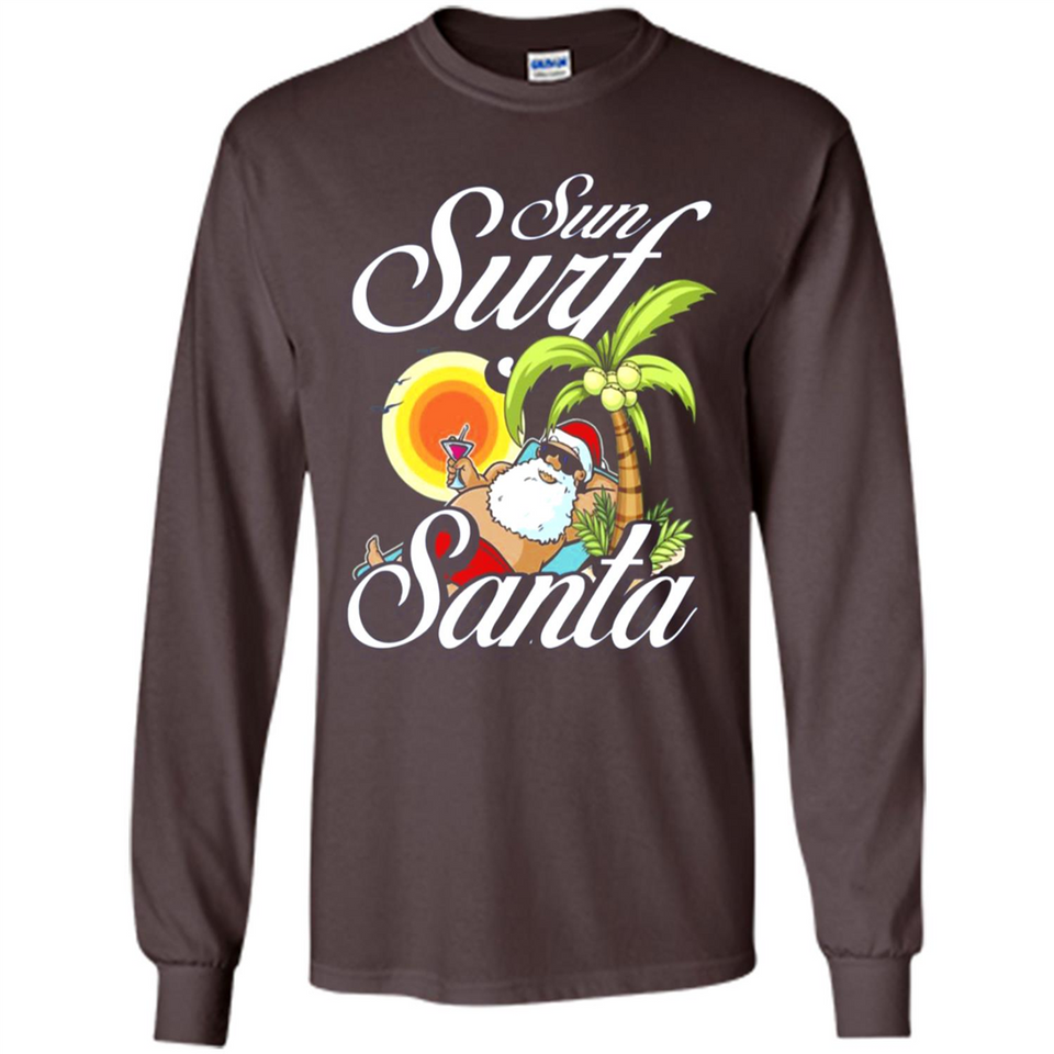 Sun Surf Santa - Long Sleeve T-Shirt
