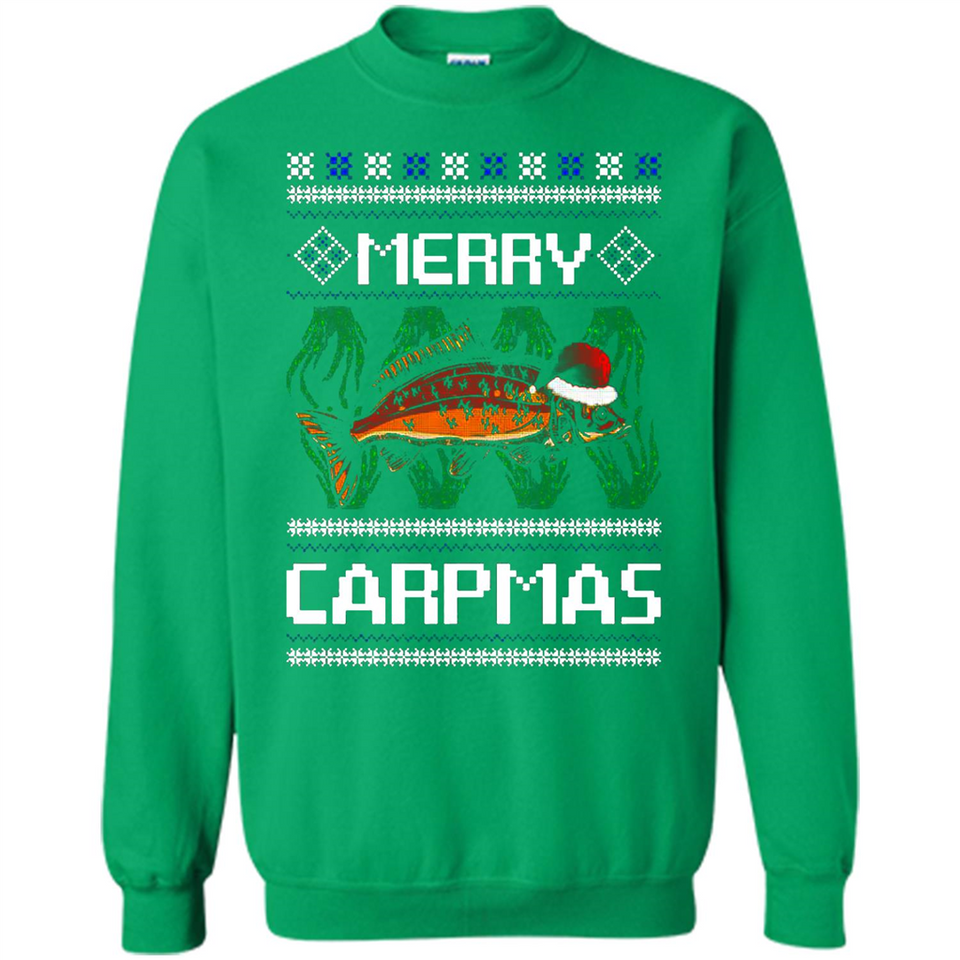 Santa Claus Carpmas Merry Carpmas Christmas Sweater PINGPONG - Sweatshirt