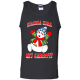 Snowman Wanna Kiss My Carrot Christmas - Tank Top