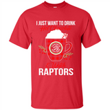 I Just Want To Drink Hot Chocolate & Watch Toronto Raptors Ugly Christmas Sweater PINGPONG