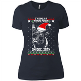Morning Person Dutch Shepherd Funny Xmas - Ladies' Boyfriend T-Shirt